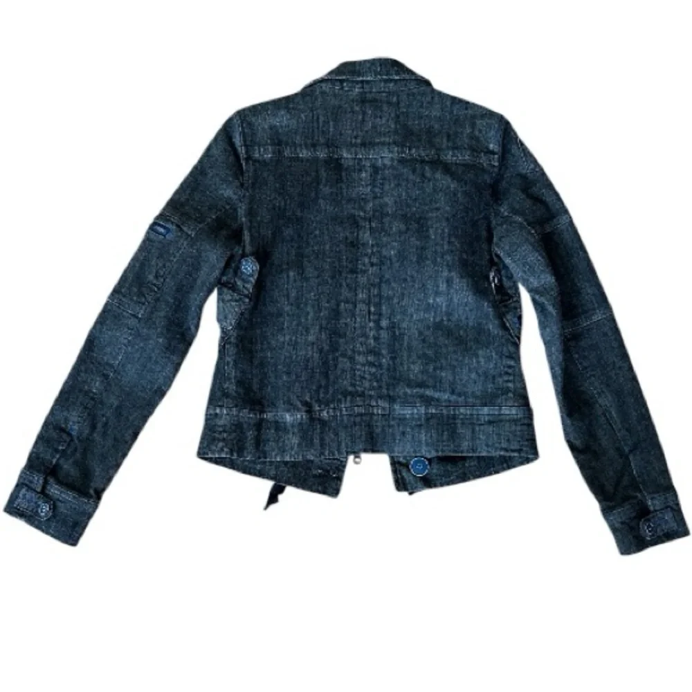 Free People Denim Moto Jacket - Size 6